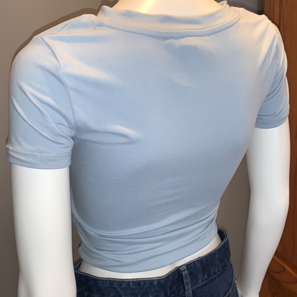 Super Soft No Thanks Crop Top - Picture 7 of 8